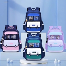 護腰護脊小學生書包-4色可選